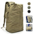 Men Canvas Backpack Shoulder Duffle Bag Sports Travel