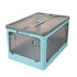 Large Storage Box Clear Plastic Stackable Organizer Foldable Basket