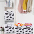 Storage Cubes Cow Print Large Cotton Linen Fabric Bins