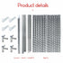 Stainless Steel Bed Mosquito Netting Canopy Frame Post