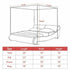 Stainless Steel Bed Mosquito Netting Canopy Frame Post