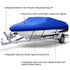 Heavy Duty Fabric Boat Cover Fishing Ski V-Hull Runabout