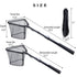 Fish Landing Net 3 Section Telescopic Pole Robust Handle - millionsource