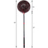 Carbon Fishing Landing Net Telescopic Fiber Pole w/ Non-Slip Handle - millionsource