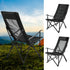 600D Oxford Heavy Duty Portable Camping Chair Lightweight Support - millionsource