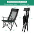 600D Oxford Heavy Duty Portable Camping Chair Lightweight Support - millionsource