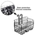 Folding Metal Wire Basket Front Bike Storage Carrier Holder - millionsource