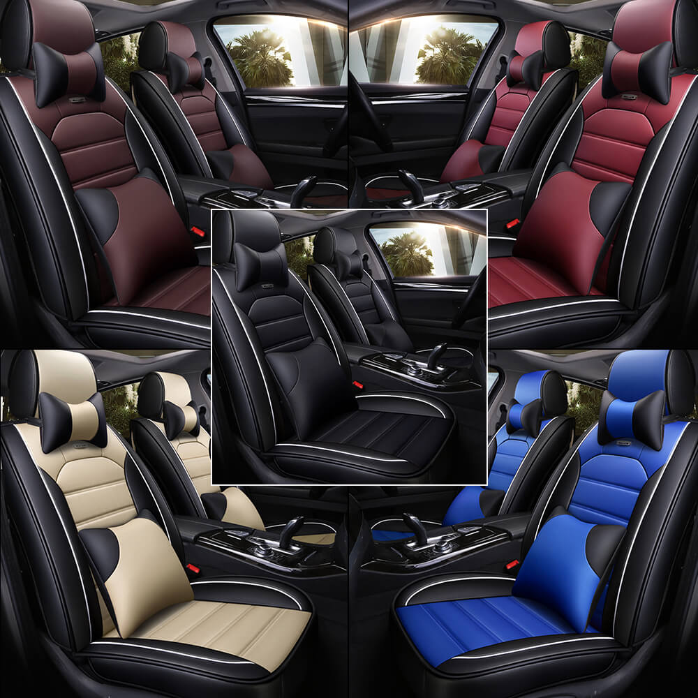 Luxurious Business Style Classic Design Leather Universal Car Seat