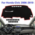 Car Dashboard Cover Dash Mat Pad Fit For Honda Civic 2006-2010 - millionsource