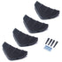 Universal Car Rear Bumper Diffuser Shark Fins w/Dust Cover - millionsource