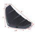 Universal Car Rear Bumper Diffuser Shark Fins w/Dust Cover - millionsource