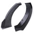 Black Car Front Bumper Lip Spoiler Body Kit Splitter - millionsource