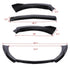 Black Car Front Bumper Lip Spoiler Body Kit Splitter - millionsource