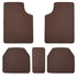 Heavy Duty Leather Front Rear Floor Mat for Car SUV Truck - millionsource