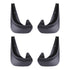 4pc Car Front Rear Mud Flaps Splash Guard Fenders w/Hardware - millionsource