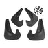 4pc Car Front Rear Mud Flaps Splash Guard Fenders w/Hardware - millionsource