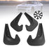 4pc Car Front Rear Mud Flaps Splash Guard Fenders w/Hardware - millionsource