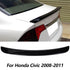 Painted Rear Trunk Lip Wing Spoiler Fit Sedan Honda Civic - millionsource