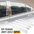 Mirror Stainless Steel Pillar Post Trim Covers Kit - millionsource