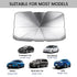 Foldable UV Block Car Windshield Sun Shade Umbrella Sun Visor Protector - millionsource