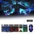 Backlit Mechanical Feel Wired Gaming Keyboard & Mouse Combo - millionsource
