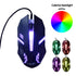 Backlit Mechanical Feel Wired Gaming Keyboard & Mouse Combo - millionsource