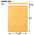 Padded Envelopes Kraft Bubble Mailers Shipping Mailing Bags - millionsource