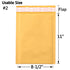 Padded Envelopes Kraft Bubble Mailers Shipping Mailing Bags - millionsource