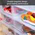 XL Magnetic Shoe Box Storage Organizer Display Container, 4Pcs