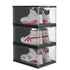 Magnetic Clear Sneaker Box Shoe Storage Case Shoe, 2 Pcs