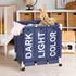 3-Bag Heavy Duty Laundry Sorter Basket Rolling Cart - millionsource