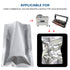 50PCs 8.7 Mil Thick Mylar Bags Aluminum Heat Sealable Bags