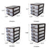 Mini Desktop Organizer Drawer Tower Plastic Storage Box - millionsource