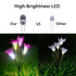 Color Changing Solar Flower Lights Outdoor Garden Path Lamp Decor - millionsource