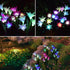 Color Changing Solar Flower Lights Outdoor Garden Path Lamp Decor - millionsource