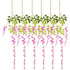 Artificial Fake Wisteria Vine Ratta Hanging Garland Silk Flower - millionsource