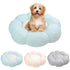 Warm Flower Shaped Pet Beds Cozy Plush Dog Cat Sleeping Nest - millionsource