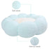 Warm Flower Shaped Pet Beds Cozy Plush Dog Cat Sleeping Nest - millionsource