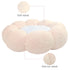 Warm Flower Shaped Pet Beds Cozy Plush Dog Cat Sleeping Nest - millionsource