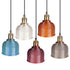 Vintage Colored Glass Pendant Drop Ceiling Light Hanging Fixtures Lighting - millionsource