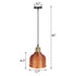 Vintage Colored Glass Pendant Drop Ceiling Light Hanging Fixtures Lighting - millionsource