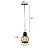 Loft Vintage Chandelier Glass Ceiling Lamp Pendant Light - millionsource