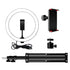 LED Ring Light Extendable Tripod Stand and Phone Holders