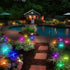 Solar LED Garden Stake Lights Multi-Color Changing for Pathway, 3Pcs - millionsource
