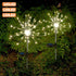 150 LED Outdoor Solar LED Lights DIY Flowers Starburst Lamp, 2Pcs - millionsource