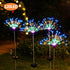 150 LED Outdoor Solar LED Lights DIY Flowers Starburst Lamp, 2Pcs - millionsource