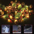 Pine Cone Garland Battery Operated Led String Lights For Wedding Party - millionsource