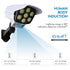 Solar Dummy Fake Surveillance Security Camera Wall Light - millionsource