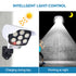 Solar Dummy Fake Surveillance Security Camera Wall Light - millionsource