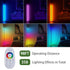 LED Corner Floor Lamp RGB Color